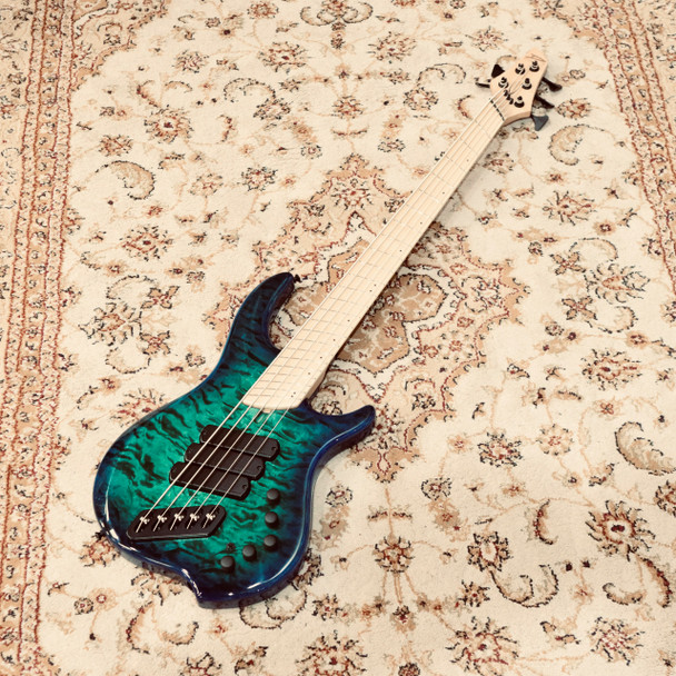 Dingwall CB3 Combustion 5 Electric Bass, Whalepool Burst with Gig Bag (pre-owned)