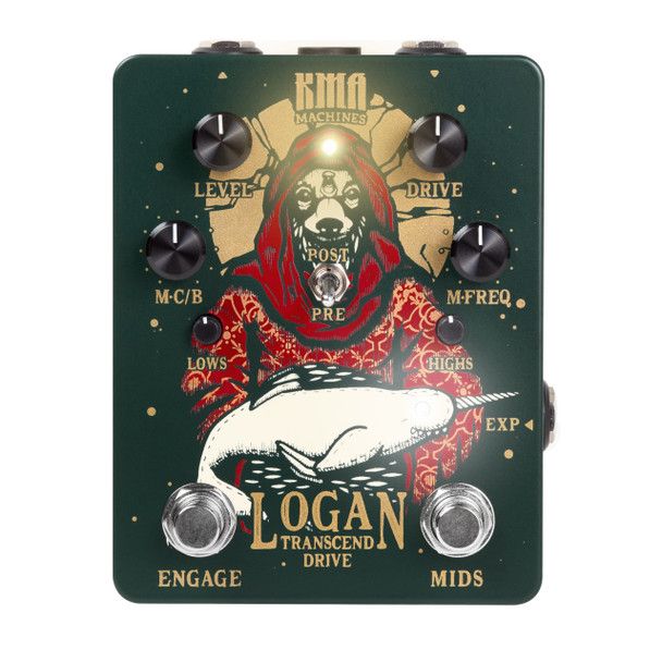 KMA Machines Logan Overdrive Effects Pedal 