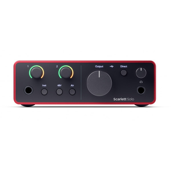 Focusrite Scarlett Solo (4th Gen) with Ableton Live Standard 