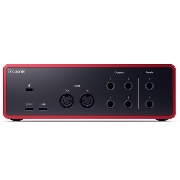 Focusrite Scarlett 4i4 (4th Gen) with Ableton Live 12 Standard 