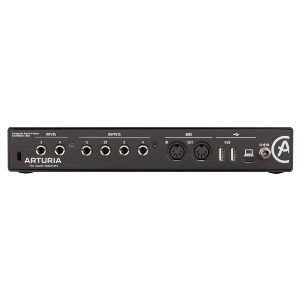 Arturia MiniFuse 4 Audio Interface, Black with Ableton Live 12 Standard 