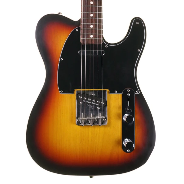 Fender Japan 60s Telecaster Custom Electric Guitar, Sunburst with Gig Bag and Seymour Duncan Pickups (pre-owned)