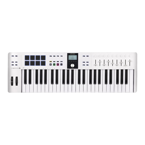 Arturia Keylab Essential mk3 49 USB Controller Keyboard, White with Ableton Live 12 Standard 
