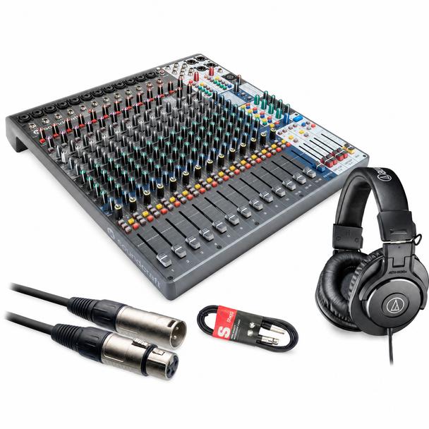 Soundcraft Signature Plus 16 Live Essential Bundle 