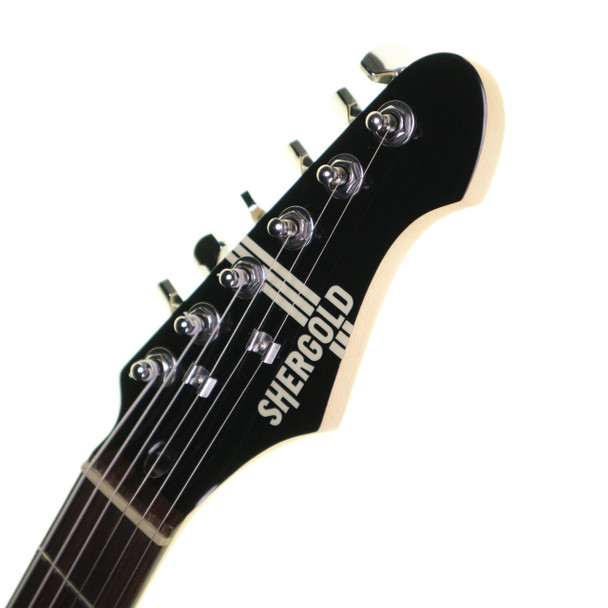 Shergold Telstar Standard ST14 Electric Guitar, Black  (ex-display)