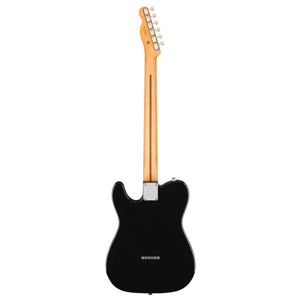Fender 75th Anniversary Player II Baritone Telecaster Electric Guitar, Black, RW 