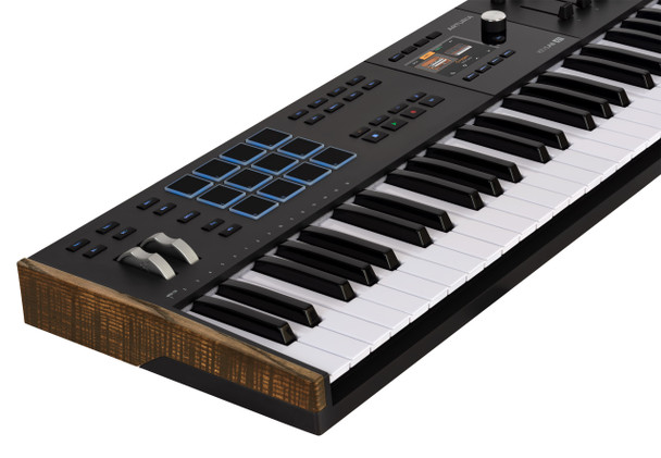 Arturia KeyLAB 61 MK3 MIDI Controller, Black with Ableton Live 12 Standard 