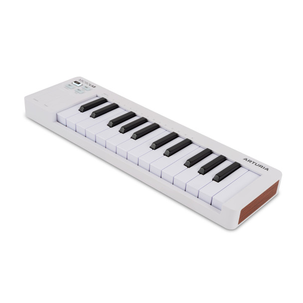 Arturia MicroLab mk3 MIDI Controller, White with Ableton Live 12 Standard 