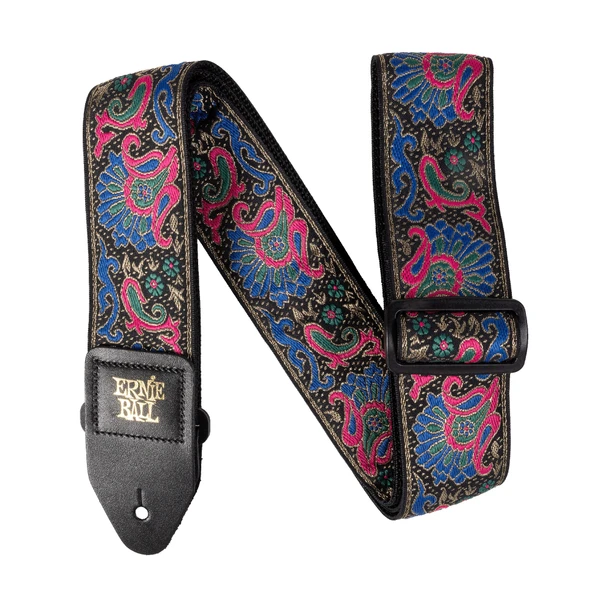 Ernie Ball Jacquard Guitar Strap, Scales and Feathers 