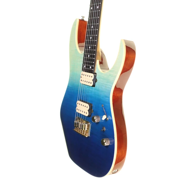Ibanez RG421HPFM-BRG Electric Guitar, Blue Reef Gradation (pre-owned)