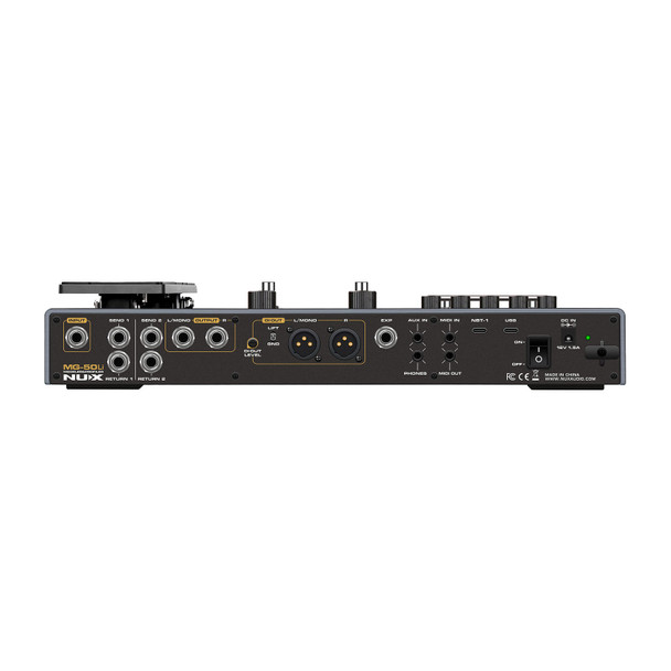 Nux MG-50Li Guitar & Bass Multi-FX Home Studio Pack 