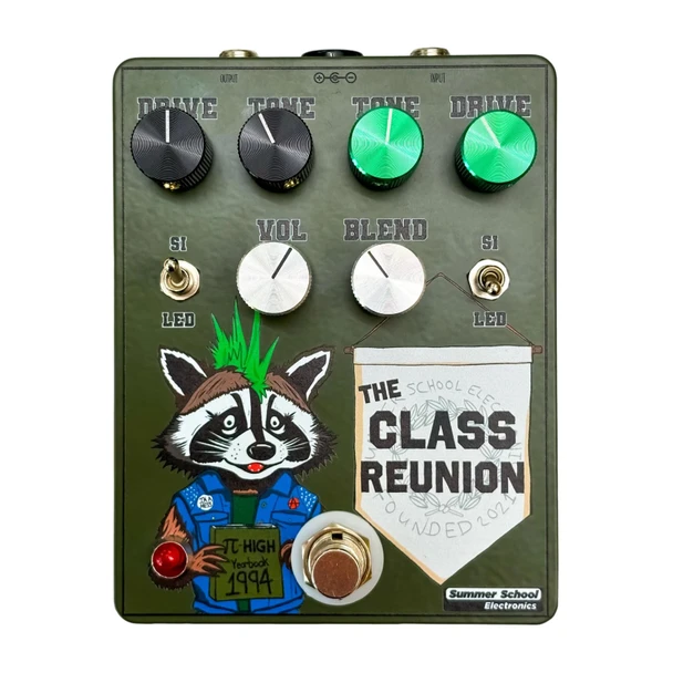 Summer School Electronics Class Reunion Distortion Effects Pedal 