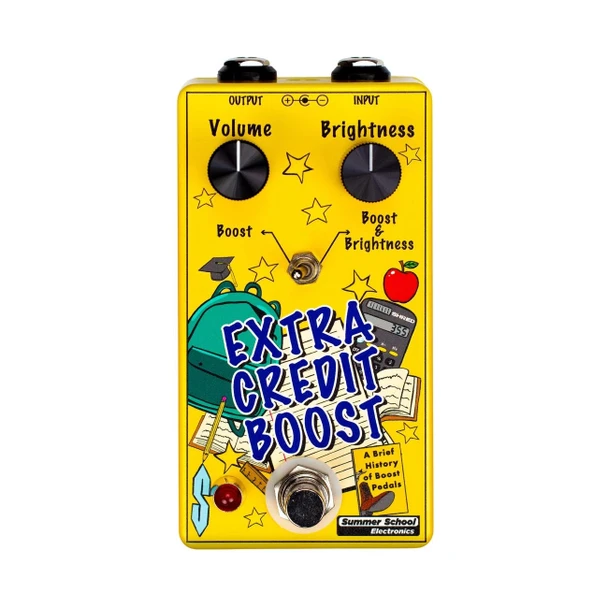 Summer School Electronics Extra Credit Boost Effects Pedal 