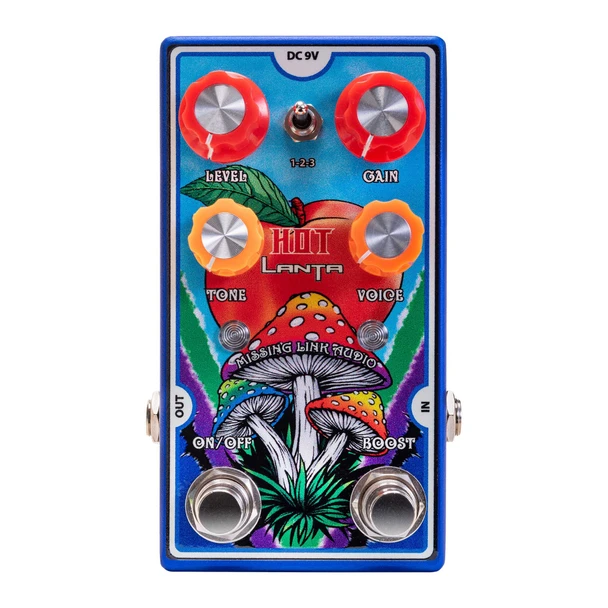 Missing Link Audio Hotlanta Original Overdrive Effects Pedal 