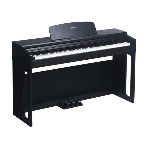 Medeli UP82 Educational Series Digital Upright Piano, Black 