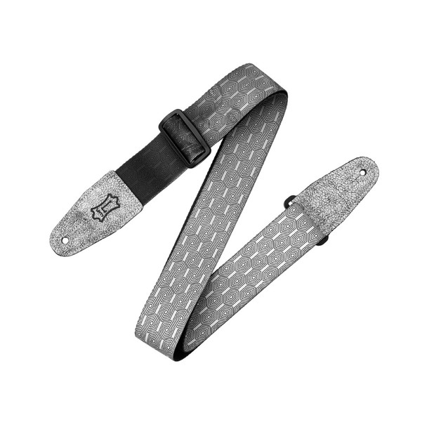 Levys Optical Illusion Print Guitar Strap, Robot 