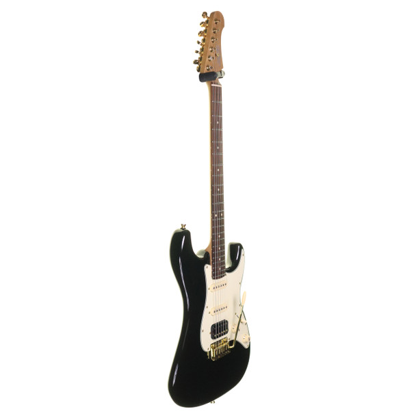 Jet JS-480 BK G Electric Guitar, Black w/ Gold Hardware (pre-owned)