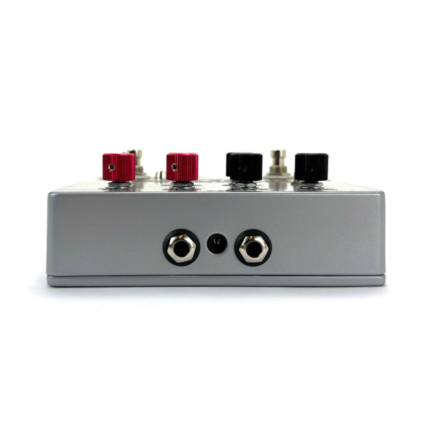 Summer School Electronics Double Major Dual Overdrive Effects Pedal, Silver 
