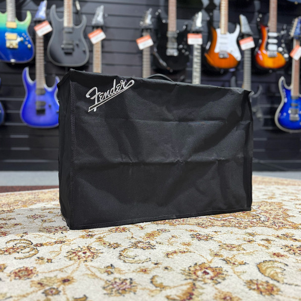 Fender Tone Master Deluxe Reverb Combo Amplifier (Black), with Dual Footswitch and Cover (pre-owned)