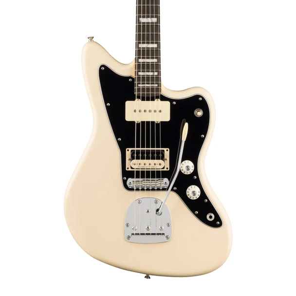 Fender Ltd Edition Kim Gordon Jazzmaster Electric Guitar, Olympic White, RW 