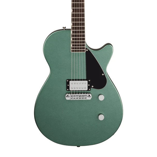 Gretsch Electromatic Jet Club 1 Pickup Electric Guitar, Steel Olive, RW 