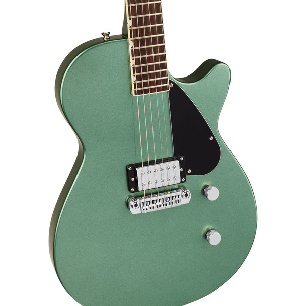 Gretsch Electromatic Jet Club 1 Pickup Electric Guitar, Steel Olive, RW 