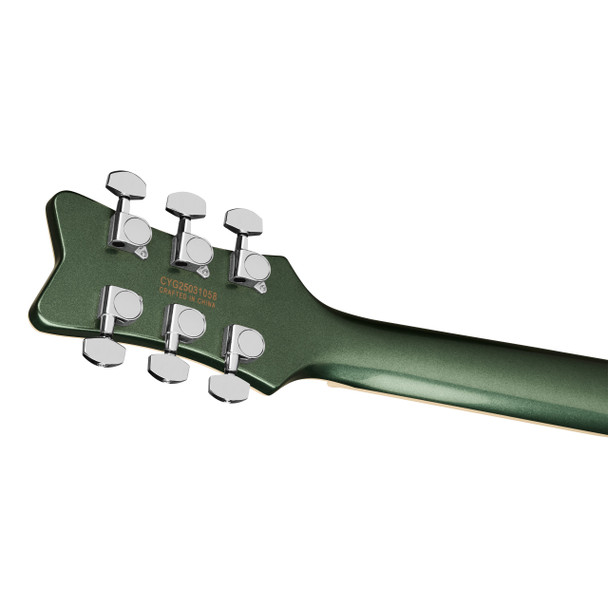 Gretsch Electromatic Jet Club 1 Pickup Electric Guitar, Steel Olive, RW 