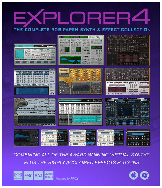 Rob Papen eXplorer 4 Crossgrade from 1 Product (Serial Download) 
