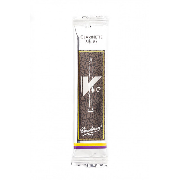 Vandoren V12 Bb Clarinet Reed, Strength 3, Single 