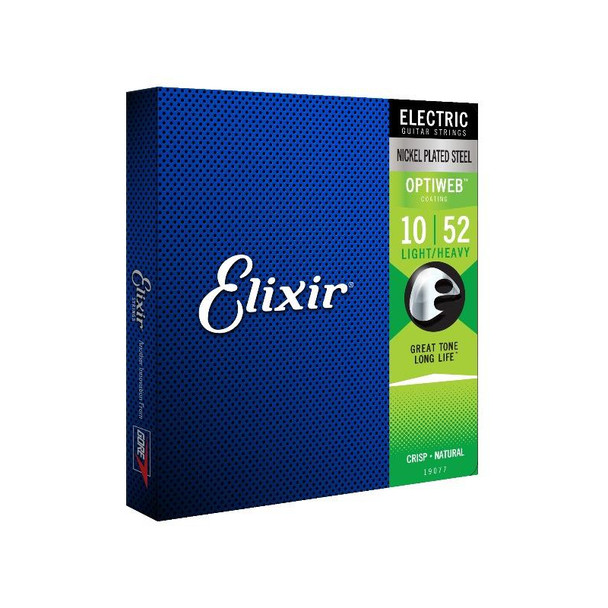 Elixir Optiweb Electric Light/Heavy 10-52 Set 