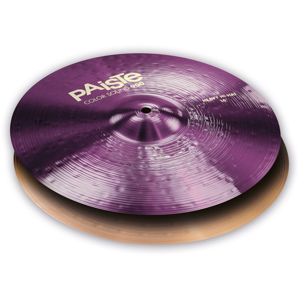 Paiste Color Sound 900 Purple 14-inch Heavy Hi-Hat Cymbals 
