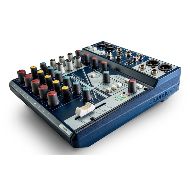 Soundcraft Notepad-8FX 8 Channel Analogue Mixer with USB and FX 
