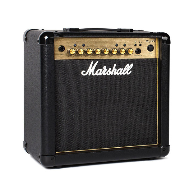Marshall MG15GFX 15W Guitar Combo with FX, Gold 
