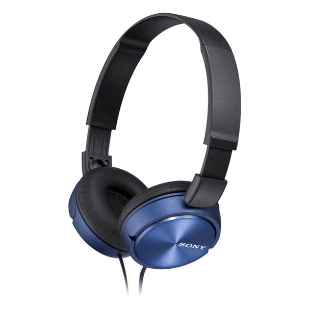 Sony MDR-ZX310 Overhead Headphones, Blue 