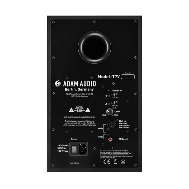 Adam T7V Active Studio Monitor Bundle With Pads and Cables 