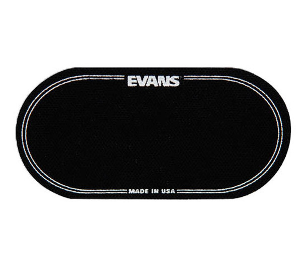Evans EQPB2 EQ Patch Black Nylon Bass Drum Patch Double Pedal (2 Pcs)  