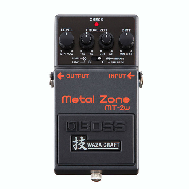 Boss Waza Craft MT-2W Metal Zone Effects Pedal 