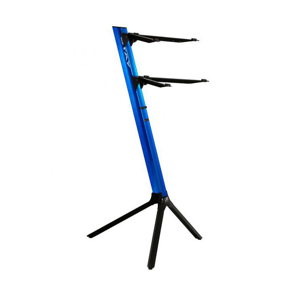 STAY 1100/02 Slim Lightweight Two Tier Keyboard Stand, Blue 