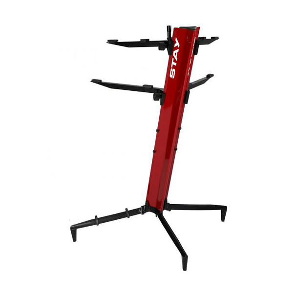 STAY 1300/02 Tower Two Tier Keyboard Stand, Red 