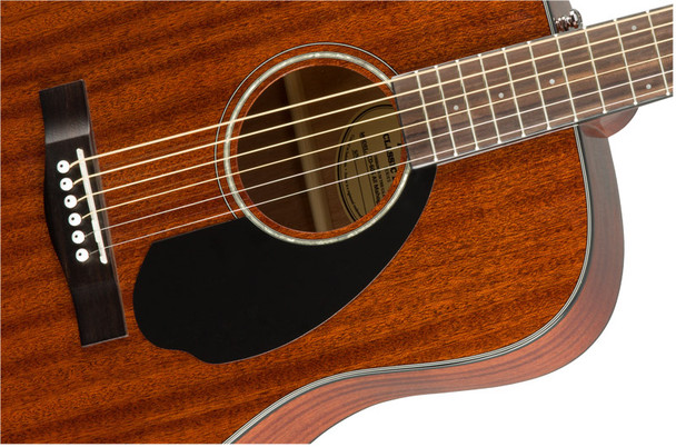 Fender CD-60S Dreadnought Acoustic Guitar, All-Mahogany 