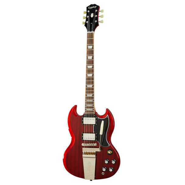 Epiphone SG Standard 61 Maestro Vibrola Electric Guitar, Vintage Cherry 