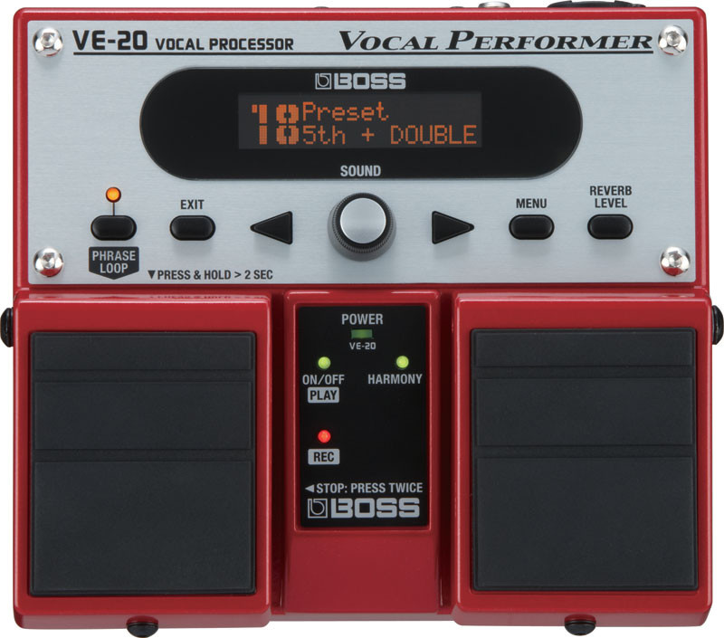 Boss VE20 Vocal Effects pedal Absolute Music