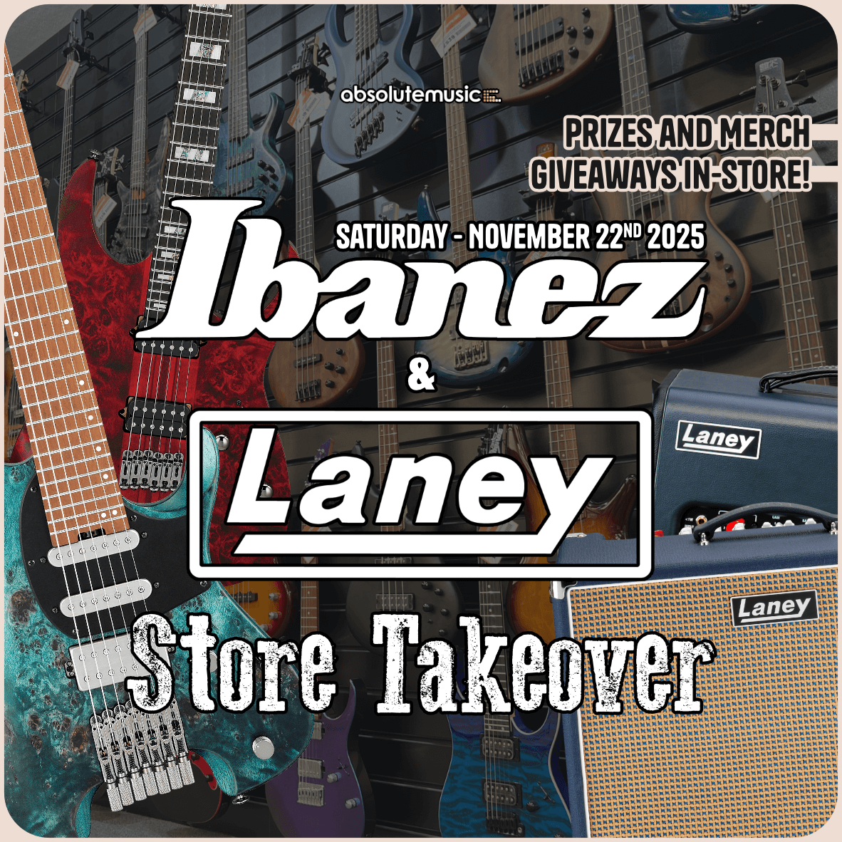 Ibanez & Laney Store Takeover