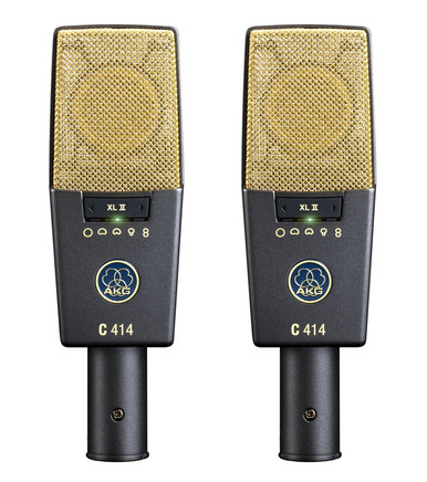 AKG C414 XL II/ST condenser microphones (stereo pair) - Absolute Music