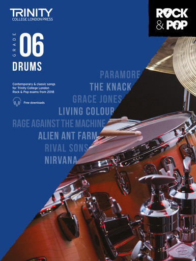 Trinity Rock & Pop Drums Grade 6 , Drum Set