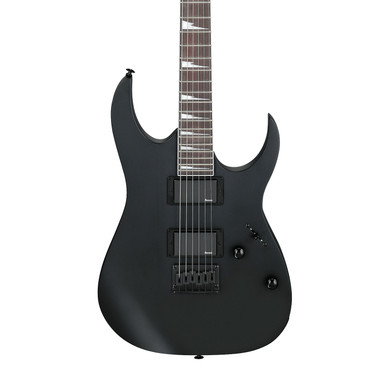 Ibanez GRG121DX-BKF GIO RG Series Electric Guitar, Black Flat