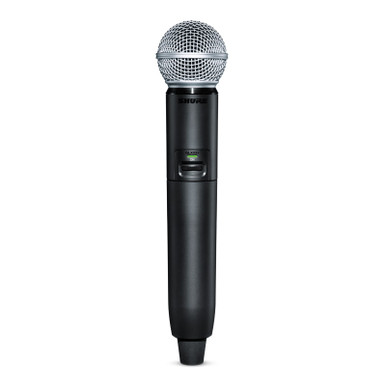 Shure GLXD24+/SM58 Dual Band Digital Wireless Vocal Microphone System (as new)