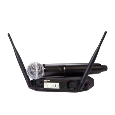 SHURE　ＳＭ58　ワイヤレスマイク　REXER Shure GLXD24+/SM58 Dual Band Digital Wireless Vocal Microphone