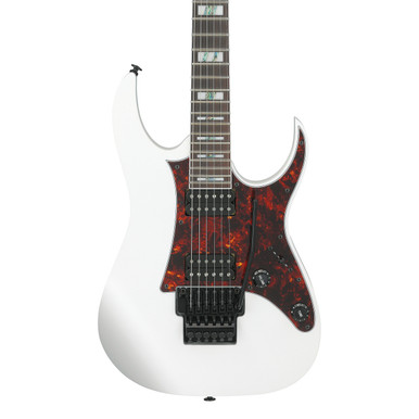 Ibanez RG653DX-WHF RG Prestige Series Electric Guitar, White Flat