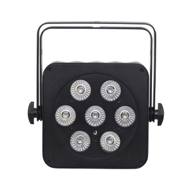 LEDJ Slimline 7Q5 RGBA LED Par, Black Casing